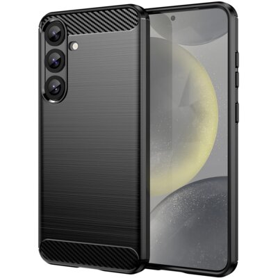 Etui HURTEL Carbon Case do Samsung Galaxy S25+ Czarny