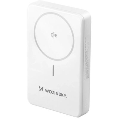 Powerbank WOZINSKY WLWP-10KA0Y3WS 10000 mAh 22.5W Qi2 Bialy