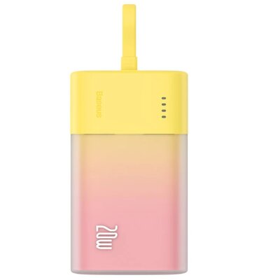 Powerbank BASEUS Popsicle 5200 mAh 20W Żółto-różowy