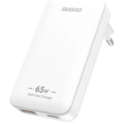 Ładowarka podróżna DUDAO GaN A65Q 65W Biały