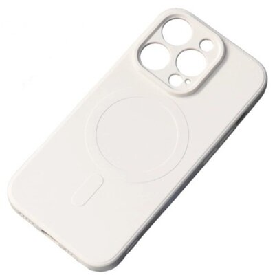 Etui HURTEL Silicone Case MagSafe do Apple iPhone 16e Beżowy