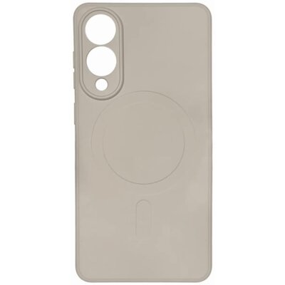 Etui HURTEL Liquid Silicone Case MagSafe do Samsung Galaxy S25 Edge Beżowy