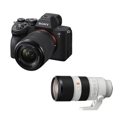 Aparat bezlusterkowy SONY Alpha A7 IV (ILCE7M4KB.CEC) Czarny + Obiektyw FE 28-70mm f/3.5 - 5.6 OSS, Full Frame, 33Mpix, 4K 60p, 10kl/sek + OBIEKTYW SONY FE 70-200MM F2.8 GM OSS