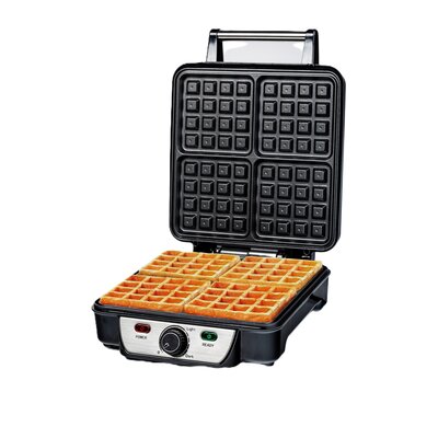 Gofrownica RAVANSON GR-7030 Inox XXL na 4 gofry