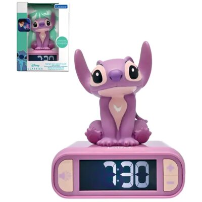 Zabawka budzik z lampką nocną LEXIBOOK Stitch Angel RL800D1