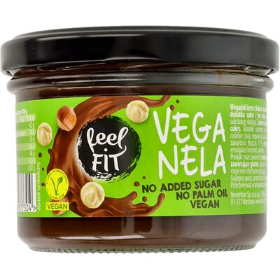 Krem FEEL FIT Veganela Czekoladowo-orzechowy (200g)