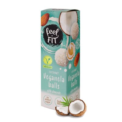 Kulki kokosowe FEEL FIT Coconut Veganela Balls (27 g)