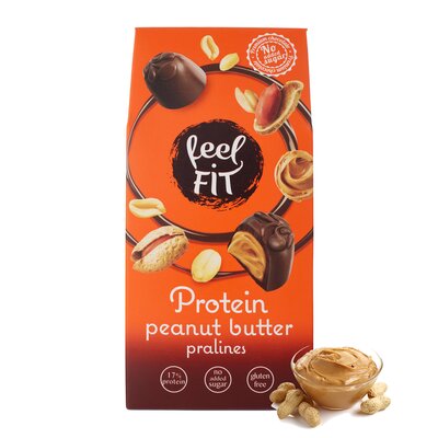 Praliny proteinowe z masłem orzechowym FEEL FIT (66 g)