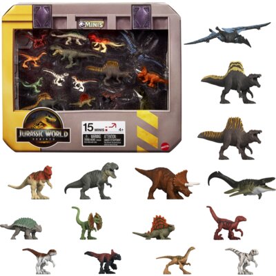 Zestaw figurek JURASSIC WORLD Minis Dinozaury JGB53