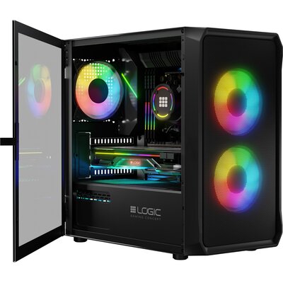 Komputer MAD DOG LOGIC-ARGB-A06WR32WP R7-5800X 32GB RAM 1TB SSD GeForce RTX4060 DLSS 3 Wi-Fi Windows 11 Professional