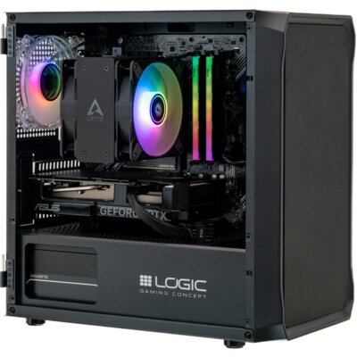 Komputer MAD DOG LOGIC-ARGB-A06WR32WP R7-5800X 32GB RAM 1TB SSD GeForce RTX4060 DLSS 3 Wi-Fi Windows 11 Professional
