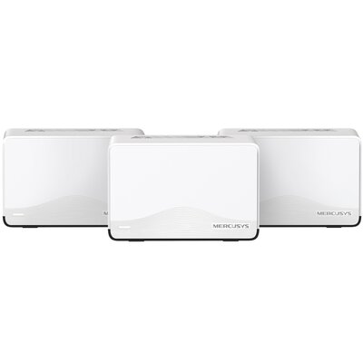 Router MERCUSYS Halo H27BE 2.4 / 5 GHz (DualBand), Wi-Fi Mesh (3 szt.)
