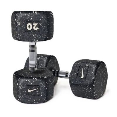 Hantla NIKE Grind Dumbbell Czarno-biały (20 kg) (1 szt.)