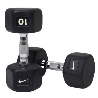 Hantla NIKE Grind Dumbbell Czarny (10 kg) (1 szt.)