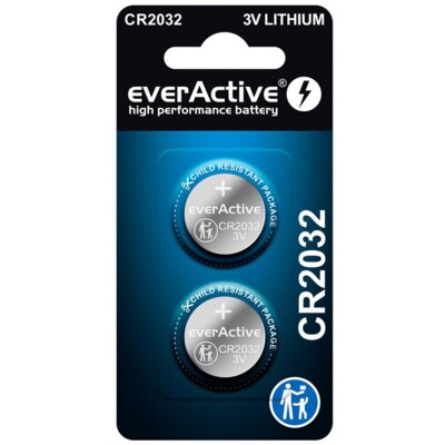 Baterie EVERACTIVE CR2032 (2 szt.)