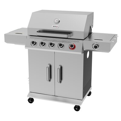 Grill gazowy YATO YG-20032 19 kW 70 x 42 cm