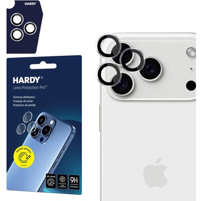 Szkło hartowane na obiektyw 3MK Hardy Lens Protection Pro do Apple iPhone 17 Pro/17 Pro Max Transparentny