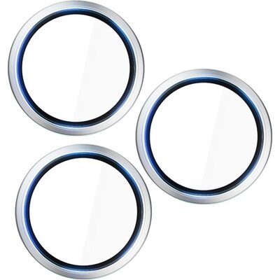 Szkło hartowane na obiektyw 3MK Hardy Lens Protection Pro do Apple iPhone 17 Pro/17 Pro Max Srebrny