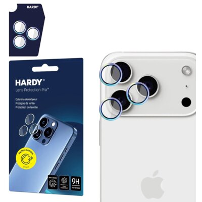Nakładka na obiektyw 3MK Hardy Lens Protection Pro do Apple iPhone 17 Pro/Pro Max Tęczowy