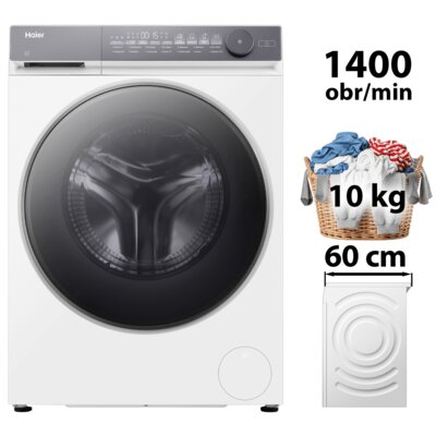 Pralka HAIER X7 HW100-BD14MEPU1 10kg 54.4cm 1400obr AI Smart Sterowanie smartfonem