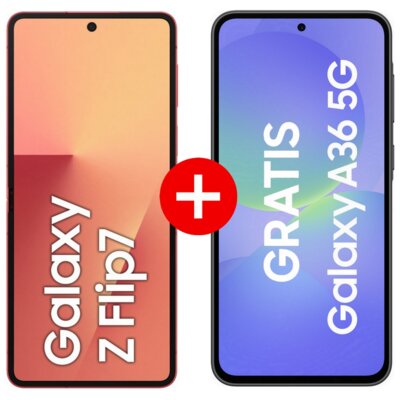 Smartfon SAMSUNG Galaxy Z Flip 7 (w promocji zyskaj drugi smartfon Samsung) 5G 12/256GB 6.9" 120Hz Czerwony SM-F766