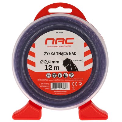 Żyłka do kosy i podkaszarki NAC 001-0039