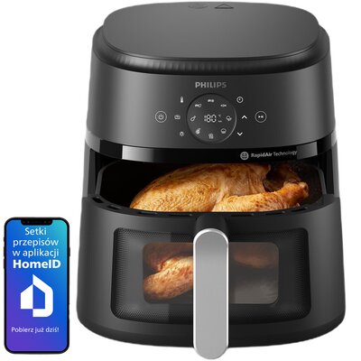 Air Fryer Frytkownica beztłuszczowa PHILIPS Ovi NA231/00 dostęp do ponad 1000 darmowych przepisów