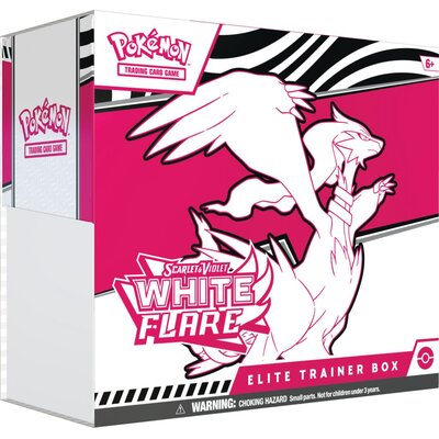 Gra karciana POKEMON TCG Scarlet & Violet White Flare Elite Trainer Box Reshiram 2026986 (1 zestaw)