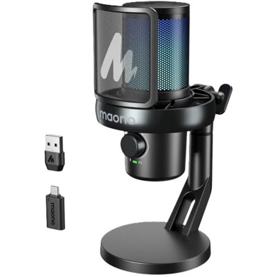 Mikrofon MAONO DM40 Pro Jednokierunkowy Czarny
