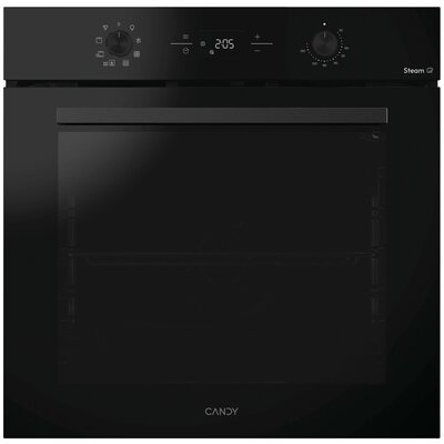 Piekarnik CANDY Elektryczny parowy Bake 600 C6 CA6 NP3T3EHTB EasySteam Termoobieg Czarny