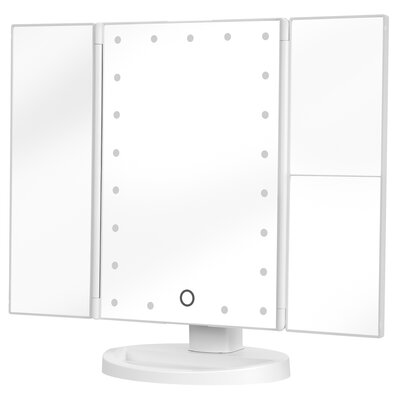 Lusterko kosmetyczne HUMANAS HS-ML04 Biały