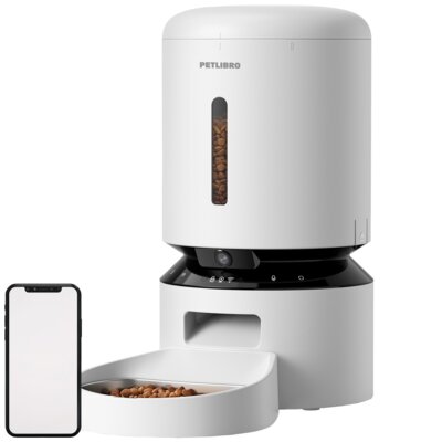 Dozownik karmy automatyczny PETLIBRO Granary PL-AF203-34W Biało-czarny