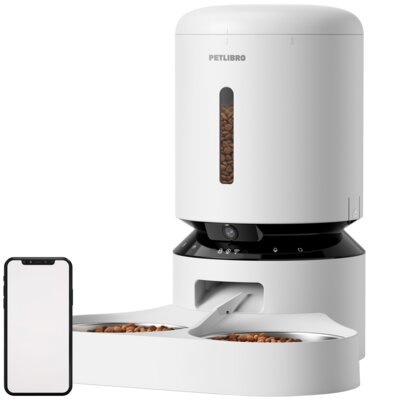 Dozownik karmy automatyczny PETLIBRO Granary PL-AF203-36W Biało-czarny