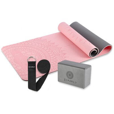 Zestaw do jogi HMS 17-40-009 Różowy