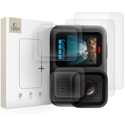 Szkło hartowane TECH-PROTECT Glass Fit+ do GoPro Hero 13 (2 szt.)