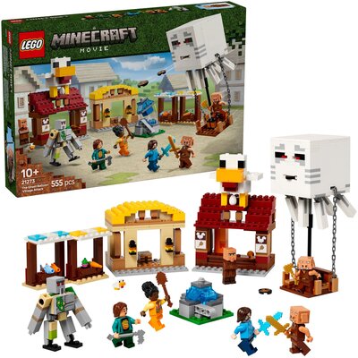 LEGO 21273 Minecraft Atak balonowego Ghasta na wioskę