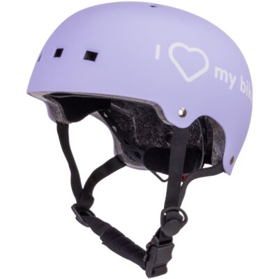 Kask SUN BABY I Love My Bike Lawendowy dla Dzieci z lampką (rozmiar S)