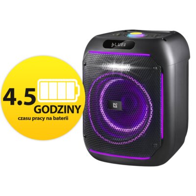 Power audio DEFENDER Boomber 65 Karaoke Czarny