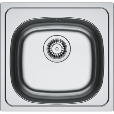 Zlewozmywak jednokomorowy FRANKE Spark SKN 610-37/44 101.0712.231 Stal szlachetna 43.5x45.5