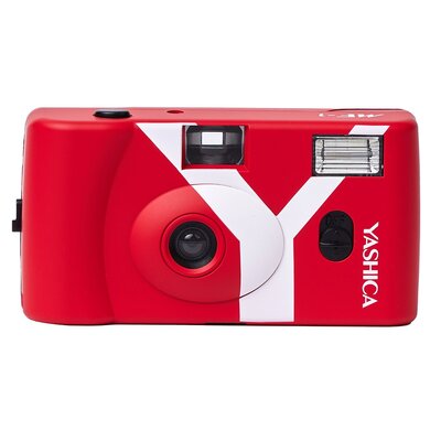 Aparat analogowy YASHICA MF-1 Snapshot Art Camera Czerwony