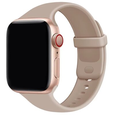 Pasek LUNA do Apple Watch 3/4/5/6/7/8/9/SE/SE 2/SE 2022 (38/40/41mm) A00322 Kremowy