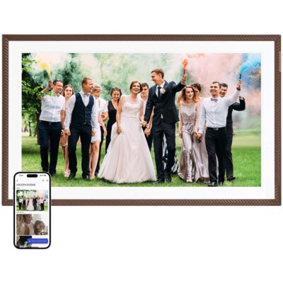 Ramka cyfrowa ARZOPA D156 Brązowy