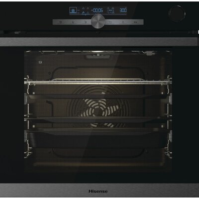 Piekarnik HISENSE BSA66334PG Elektryczny parowy Czarny A+ Funkcja Pizza, termosonda