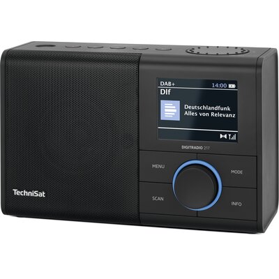 Radio TECHNISAT Digitradio 217 Cyfrowe Przenośne Czarny