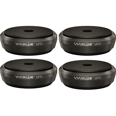 Tłumiki drgań VIABLUE Absorbery UFO XL Czarny (4 szt.)