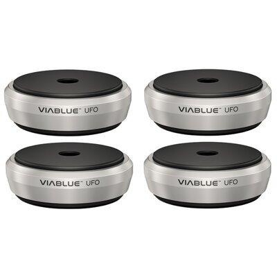 Tłumiki drgań VIABLUE Absorbery UFO XL Srebrny (4 szt.)