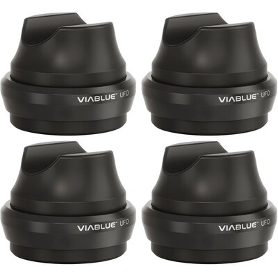 Podstawka na kable VIABLUE UFO Dome Czarny (4 szt.)