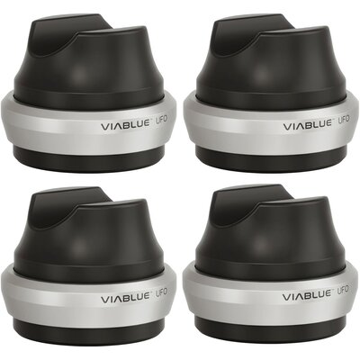 Podstawka na kable VIABLUE UFO Dome Srebrny (4 szt.)