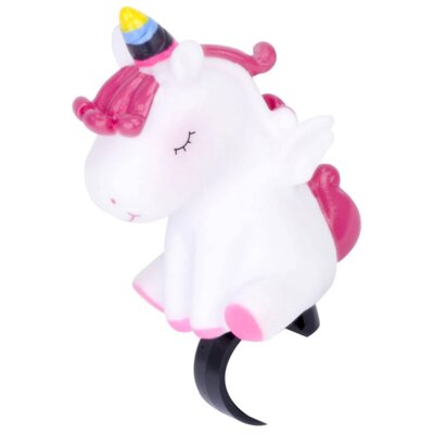 Dzwonek rowerowy SUN BABY Jednorożec J13.033.0.1 Biało-różowy