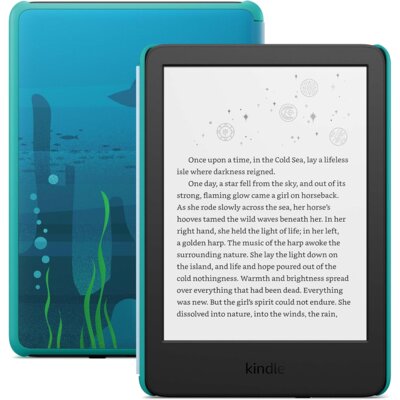 Czytnik e-booków AMAZON Kindle Kids Ocean Explorer 6", Podświetlany ekran, Wi-Fi, Bez reklam